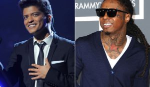 Лил Уэйн и Бруно Марс представили новое видео