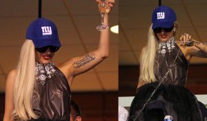 Леди Гага посетила игру бейсбольной команды «Giants» (7 фото)