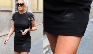 Линдси Лохан в Милане испачкалась кокаином? (8 фото)