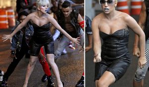 Леди Гага на съемках нового клипа «Marry The Night» (11 фото)