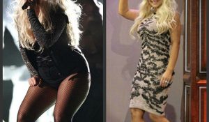 Кристина Агилера похудела и вышла в свет (4 фото)