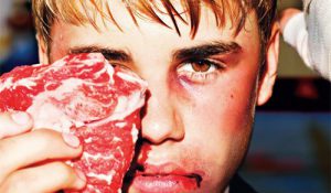 Изувеченный Джастин Бибер решил тоже сняться в мясе