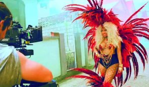 Ники Минаж представила видео со съемок нового клипа